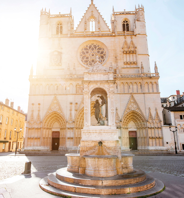 Cathedral in Lyon, France