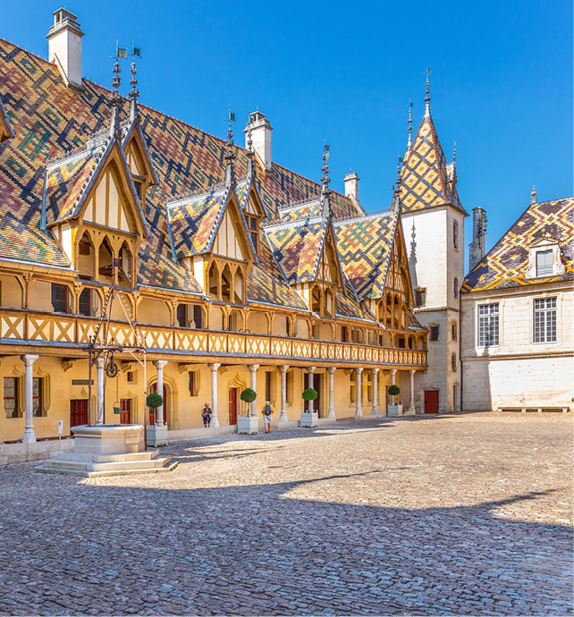 Hospice de Beaune wine auction centre in Burgundy