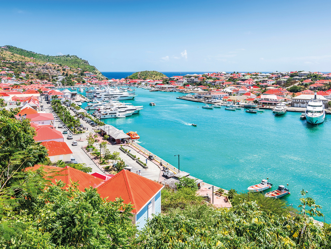 Gustavia Harbour, St Barts, Caribbean